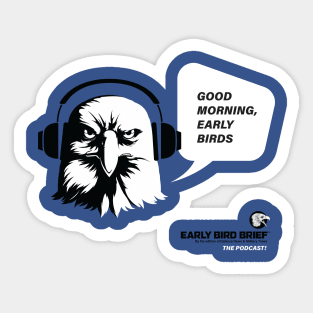 Early Bird Brief Eagle Sticker